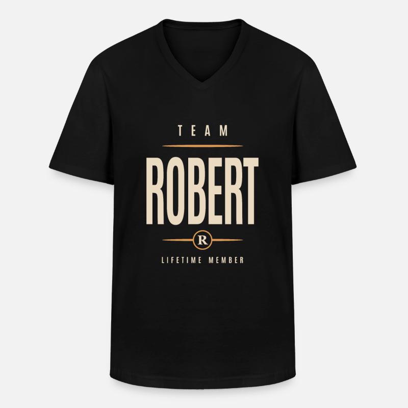 Robert Personalized Name - Funny Robert - Men's V-Neck T-Shirt - black