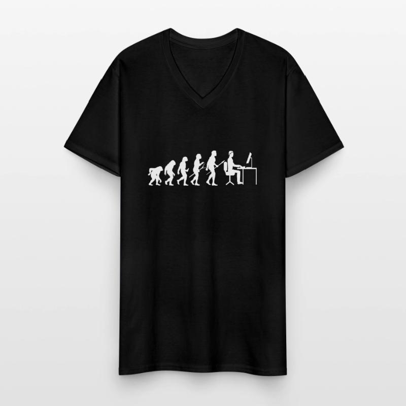 Coder Developer Programmer Coding IT Computer Men's V-Neck T-Shirt