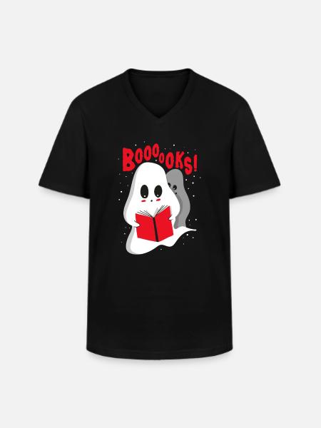 Lesen Buch Bücher Leser Geschenk - Männer-T-Shirt mit V-Ausschnitt - Schwarz