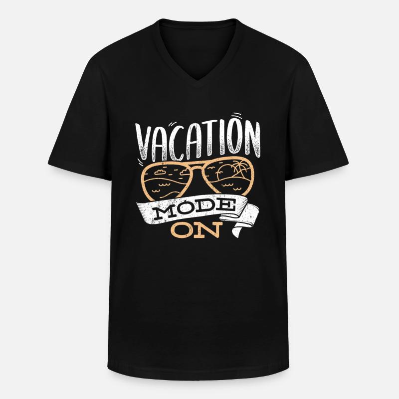 Spring Break Gateaway - Männer-T-Shirt mit V-Ausschnitt - Schwarz