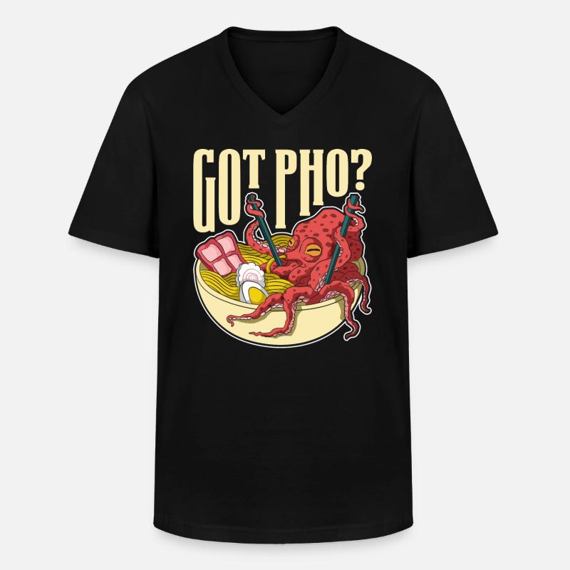 Got Pho Pho Geschenk - Männer-T-Shirt mit V-Ausschnitt - Schwarz