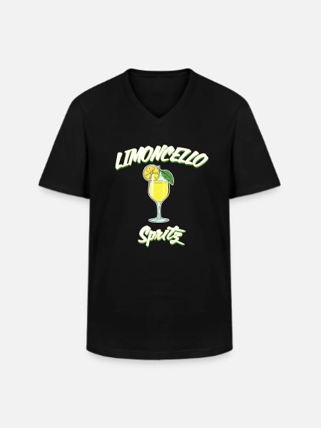Limoncello Spritz - Männer-T-Shirt mit V-Ausschnitt - Schwarz