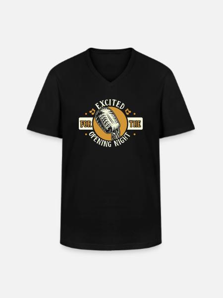 Gespannt auf die Premiere Opera House Lover - Männer-T-Shirt mit V-Ausschnitt - Schwarz