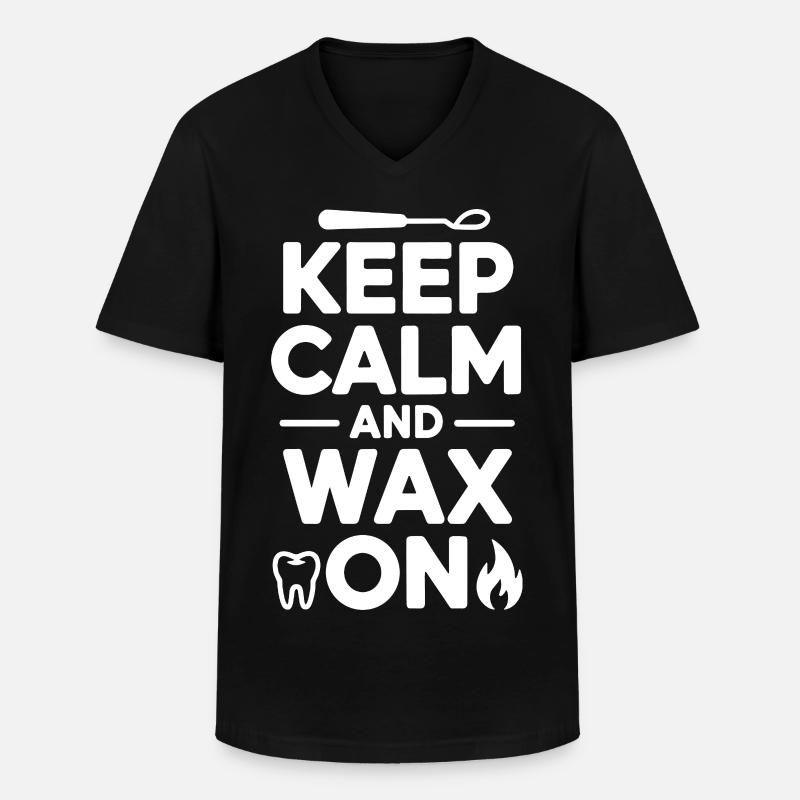 Dental Lab Technician Framework  - Men's V-Neck T-Shirt - black
