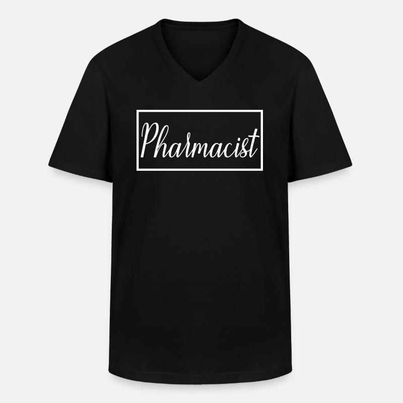 Apotheker Stolzer Absolvent des Apothekerstudiums - Männer-T-Shirt mit V-Ausschnitt - Schwarz