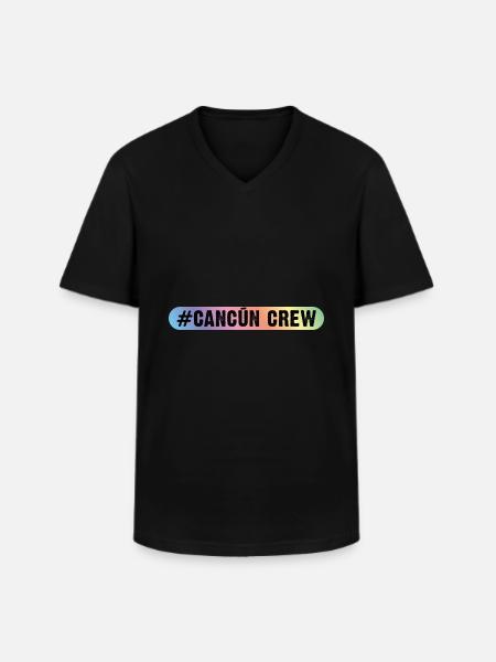 Cancun Crew - Men's V-Neck T-Shirt - black
