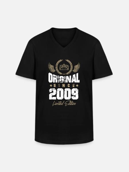Édition limitée 2009 - T-shirt col V Homme - noir