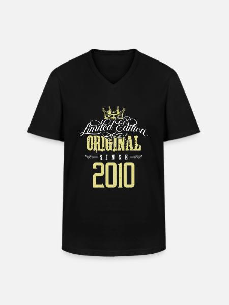 Édition limitée 2010 - T-shirt col V Homme - noir