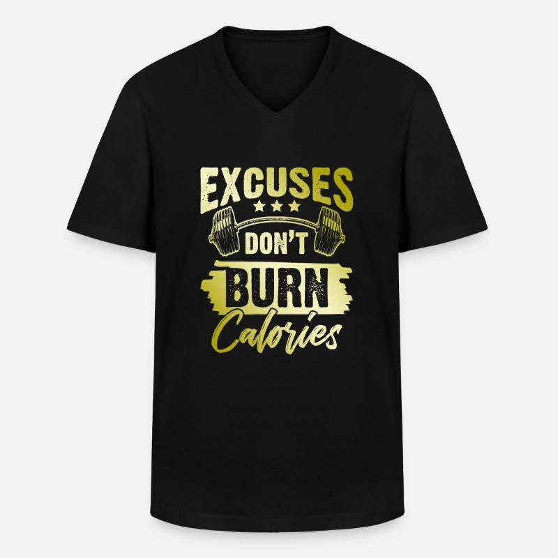 gehe mit glaube - Männer-T-Shirt mit V-Ausschnitt - Schwarz
