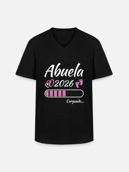 Grandma 2026 Loading Future Grandma - Men's V-Neck T-Shirt - black