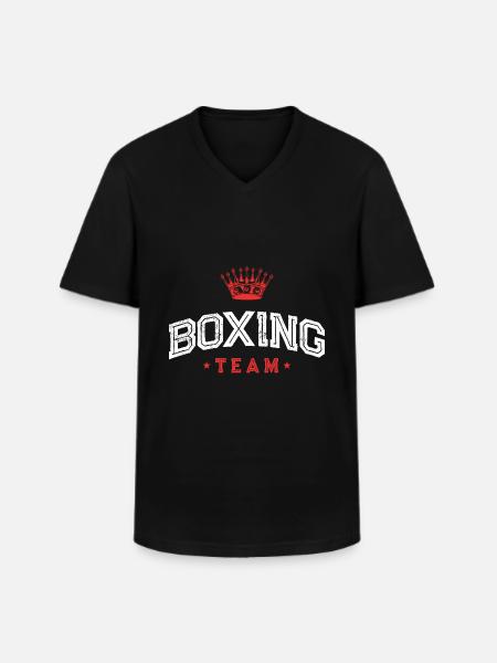 Boxing Team Boxers - Men's V-Neck T-Shirt - black