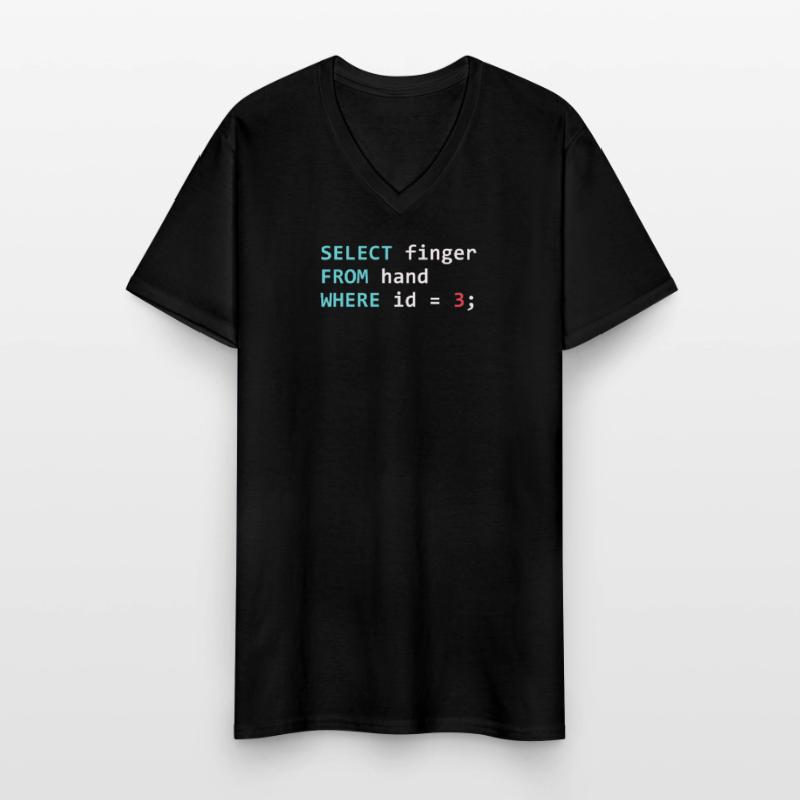 SQL Query T-shirt col V Homme