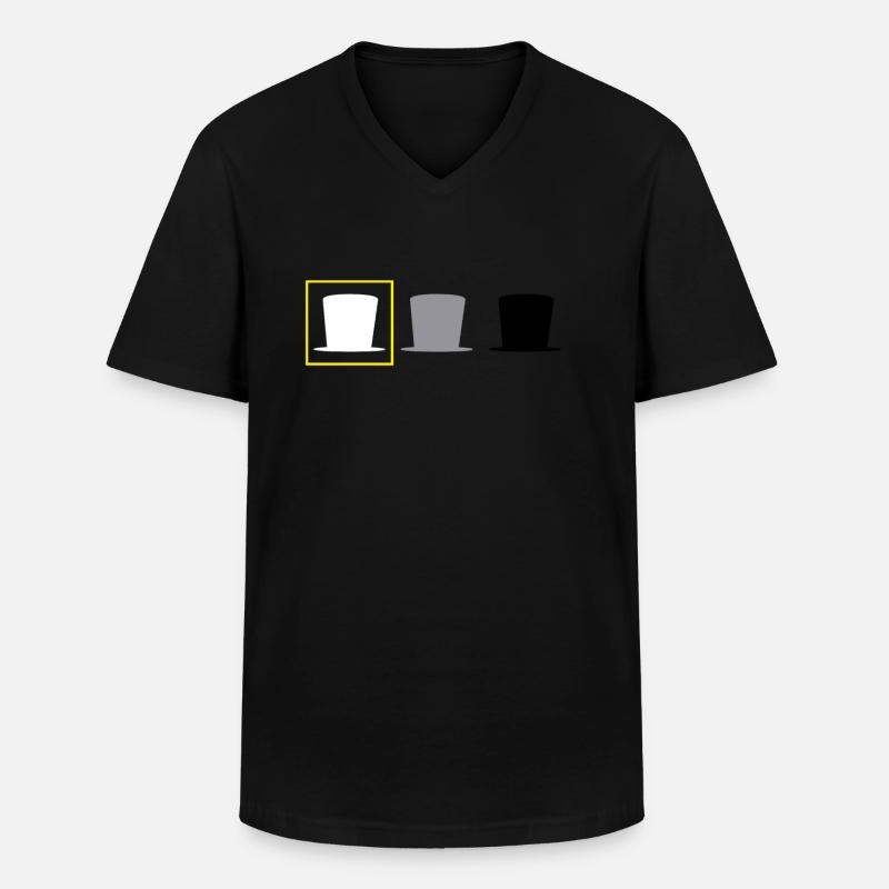 Hacker Cyber Security Pentester Hacker - Men's V-Neck T-Shirt - black