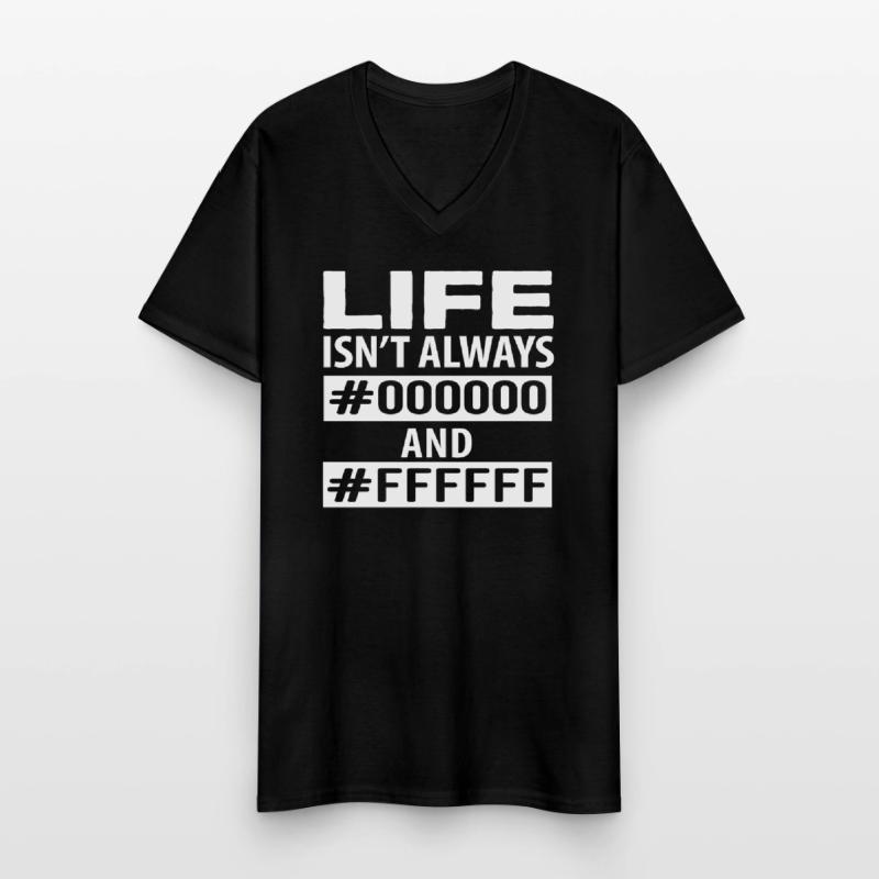 Programmierer Farbcode Lustig Männer-T-Shirt mit V-Ausschnitt