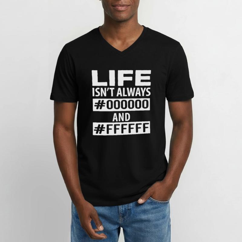 Programmierer Farbcode Lustig Männer-T-Shirt mit V-Ausschnitt
