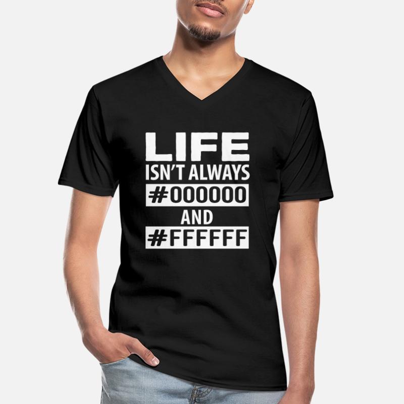 Programmierer Farbcode Lustig Männer-T-Shirt mit V-Ausschnitt