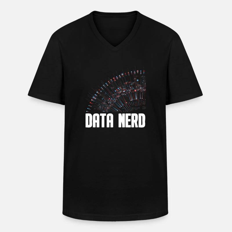Data Science Analyst Data Scientist - T-shirt col V Homme - noir