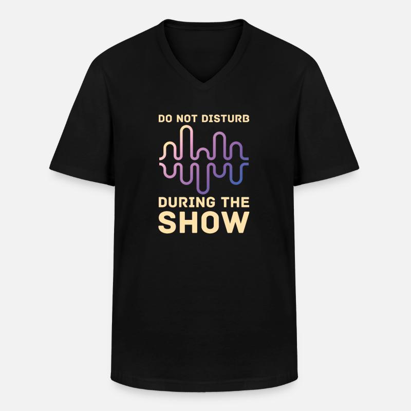 Tontechniker Sound Audio Engineer - Männer-T-Shirt mit V-Ausschnitt - Schwarz