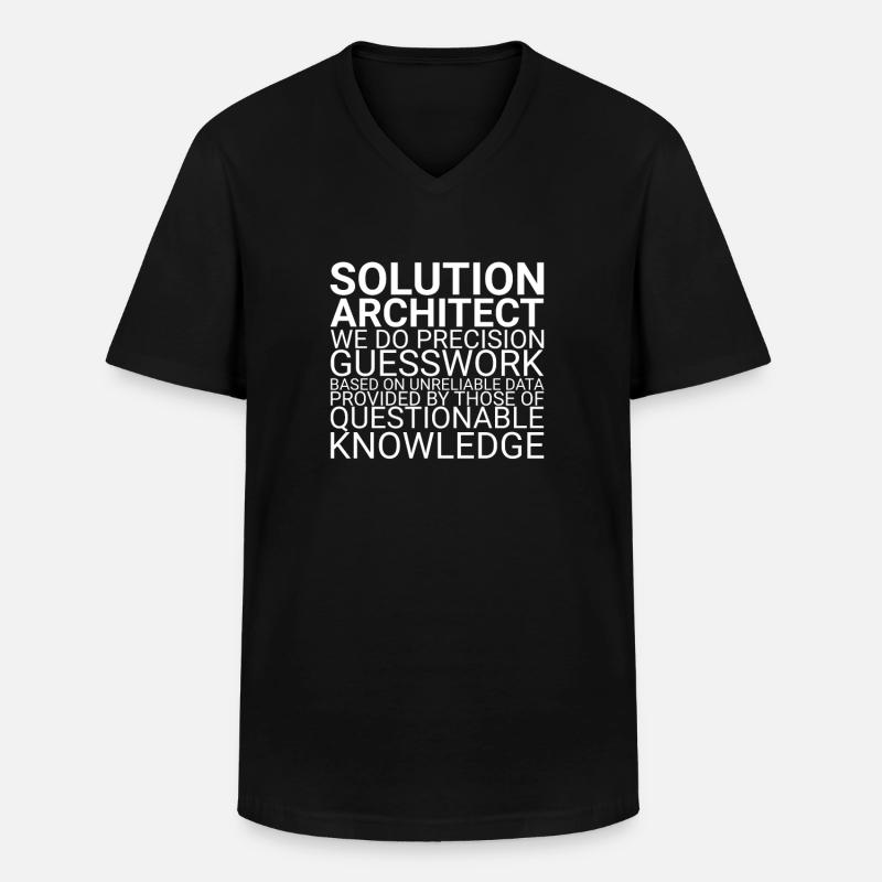 Conjectures de l’architecte de solutions| Solution Architecture T-shirt col V Homme