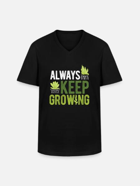 Landschaftsgärtner Hobbygärtner Gärtner - Männer-T-Shirt mit V-Ausschnitt - Schwarz