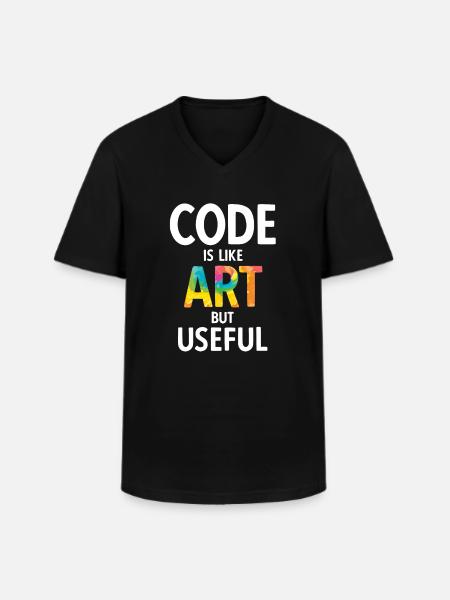 Software Ingenieur Informatiker Programmierer - Männer-T-Shirt mit V-Ausschnitt - Schwarz