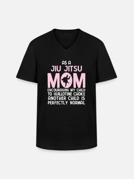 BJJ Jiu Jitsu - Männer-T-Shirt mit V-Ausschnitt - Schwarz