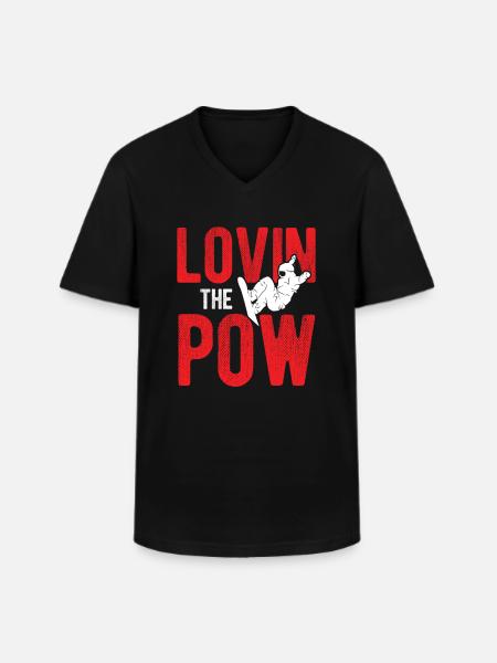 Snowboard Spruch für Snowboarder - Männer-T-Shirt mit V-Ausschnitt - Schwarz