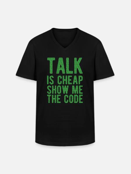 Software Ingenieur Informatiker Programmierer - Männer-T-Shirt mit V-Ausschnitt - Schwarz