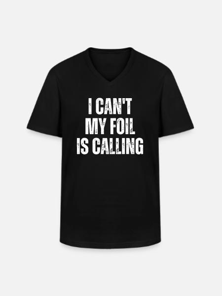 Wing Foil Wingsurfing Foil Wing - Men's V-Neck T-Shirt - black