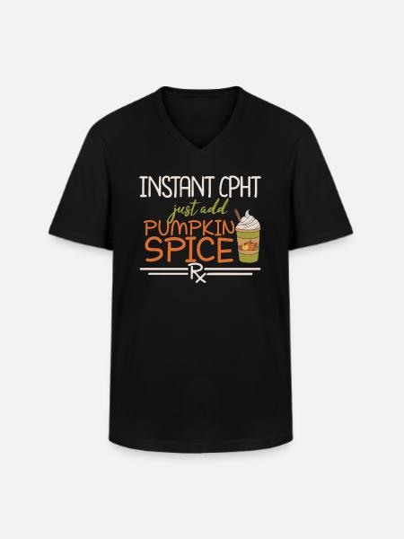 Instant CPHT | Pharmacy - Men's V-Neck T-Shirt - black