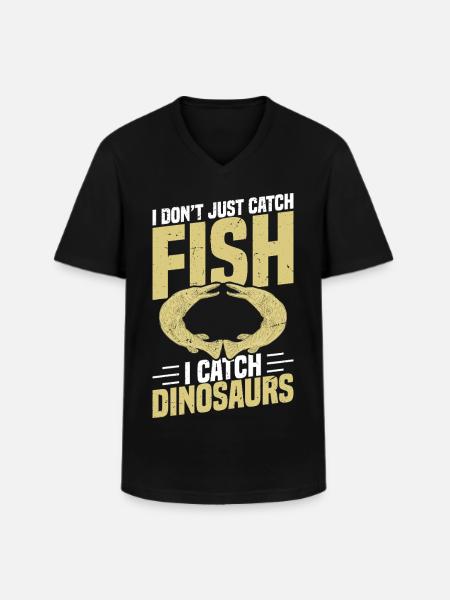 Fishing Rod for Alligator Gar Fishing Alligator - Men's V-Neck T-Shirt - black