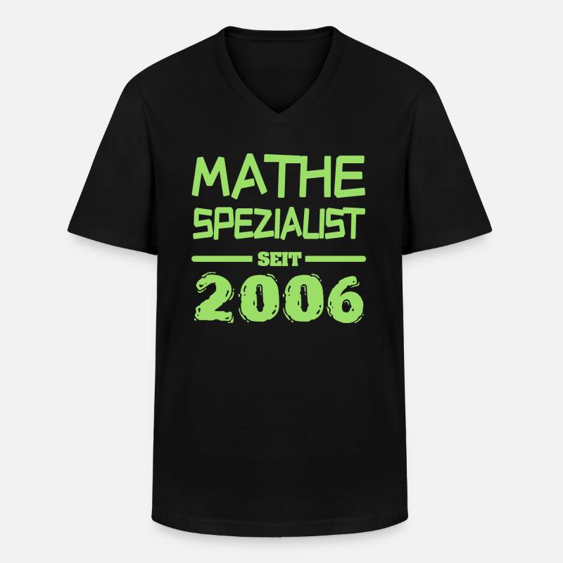 Witzig 2006 - Männer-T-Shirt mit V-Ausschnitt - Schwarz