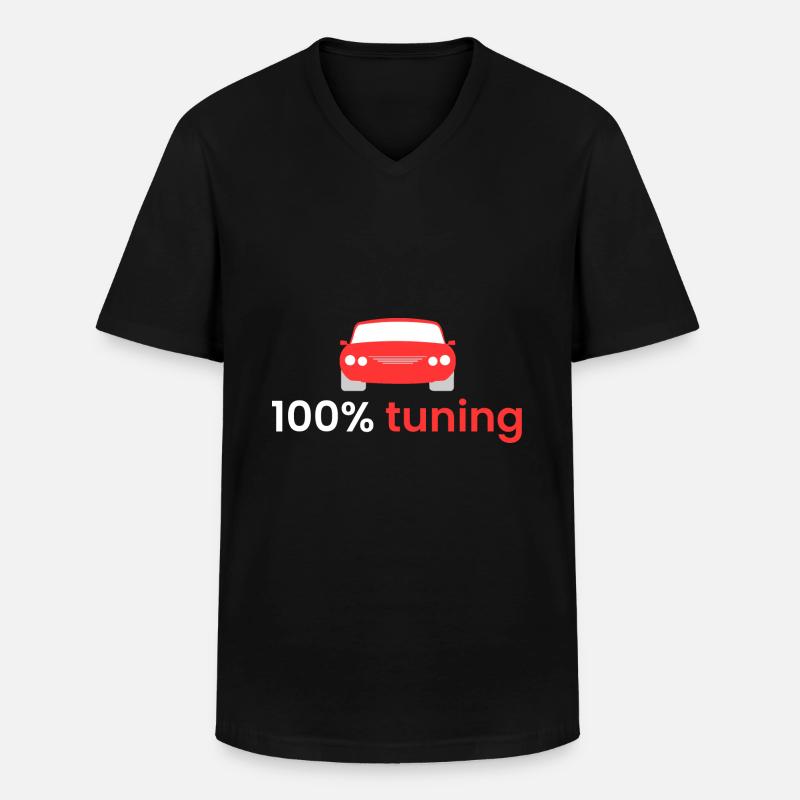 100%ige Abstimmung - Männer-T-Shirt mit V-Ausschnitt - Schwarz