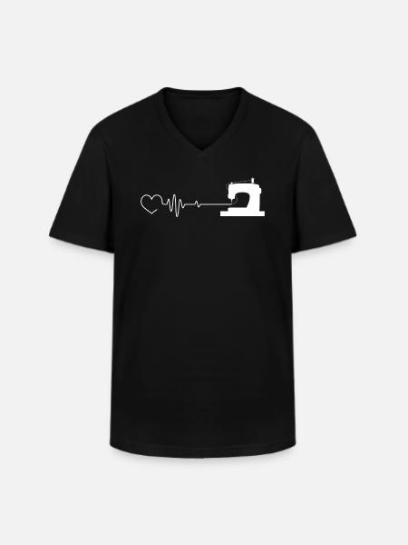 Seamstress Sewing Seamstress - Men's V-Neck T-Shirt - black