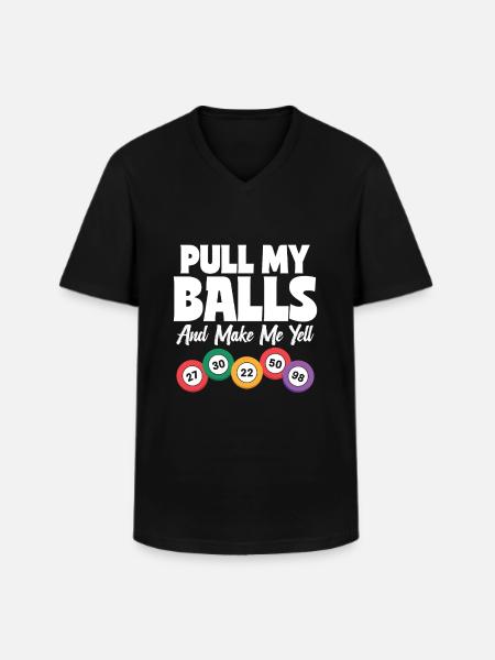 Bingo Geschenk für Bingospieler - Männer-T-Shirt mit V-Ausschnitt - Schwarz