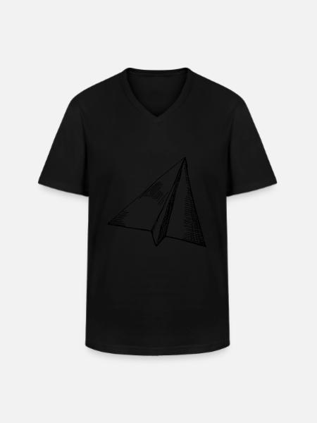 Paper planes - flying - Men's V-Neck T-Shirt - black