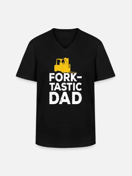 Gabelstaplerfahrer Gabelstaplerfahrer - Männer-T-Shirt mit V-Ausschnitt - Schwarz