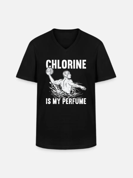 Water Polo - Men's V-Neck T-Shirt - black