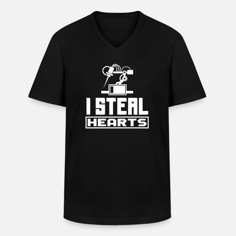 Robotics Robot Programmer - Men's V-Neck T-Shirt - black