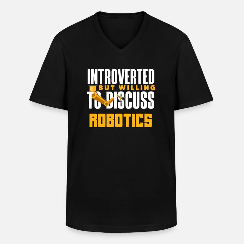 Robotics Robot Programmer - Men's V-Neck T-Shirt - black