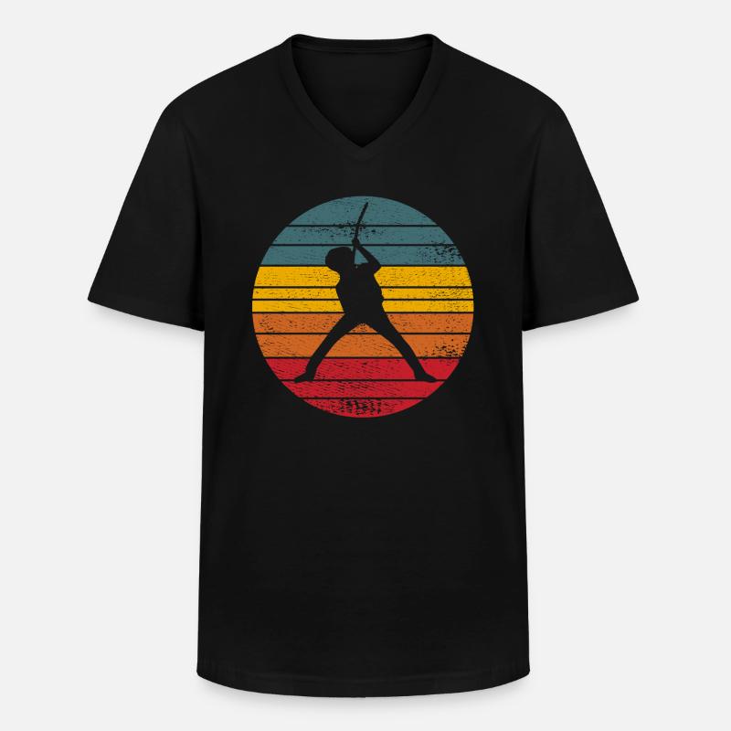Phil Lynott Thin Lizzy - Männer-T-Shirt mit V-Ausschnitt - Schwarz