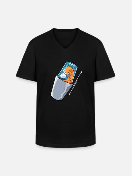 Bartender Mix Cocktail Barkeeper - Men's V-Neck T-Shirt - black