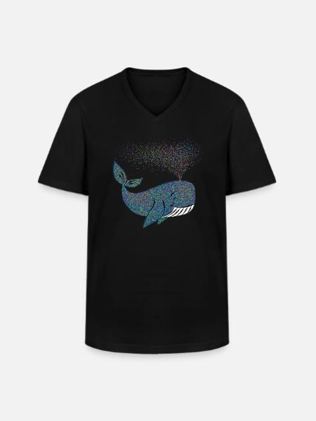 Fastnacht - Karneval - Karnewal - Wortspiel - T-shirt col V Homme - noir