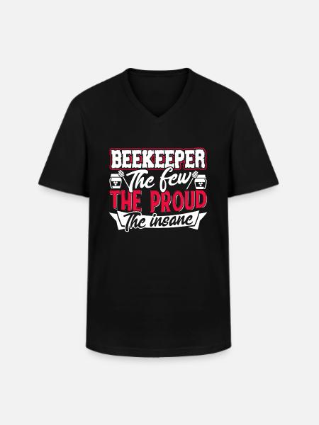 Beekeeper Proud Beekeeper - Men's V-Neck T-Shirt - black