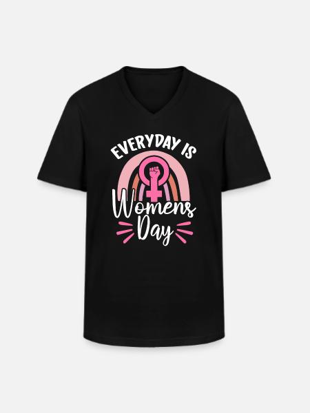 Feminist Women's Rights Female - Men's V-Neck T-Shirt - black