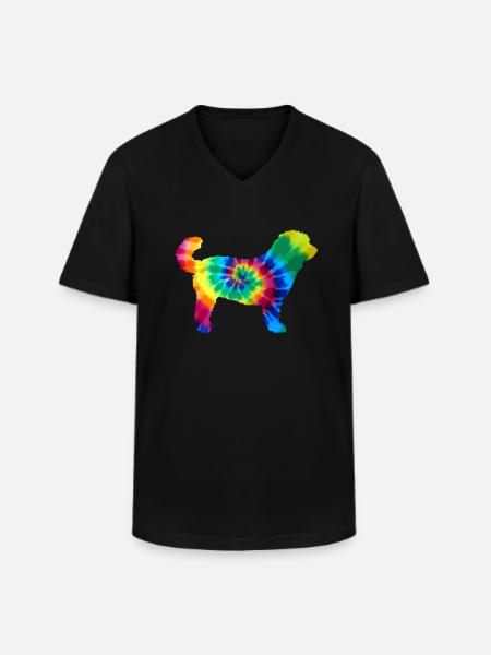 Goldendoodle Dog The Dood Gift - Men's V-Neck T-Shirt - black