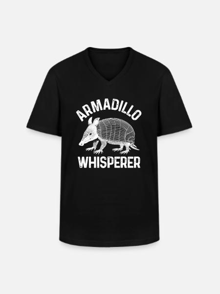 Armadillo - Men's V-Neck T-Shirt - black