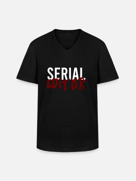 Series Editor - Men's V-Neck T-Shirt - black