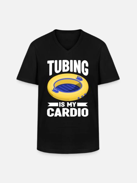 Velomobil - Männer-T-Shirt mit V-Ausschnitt - Schwarz
