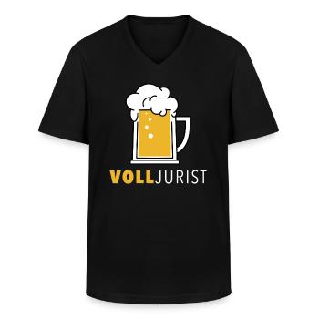 Jurist Jura Rechtsanwalt Geschenk - Männer-T-Shirt mit V-Ausschnitt - Schwarz - Vorne - AI Model Male 178 dark (178cm)